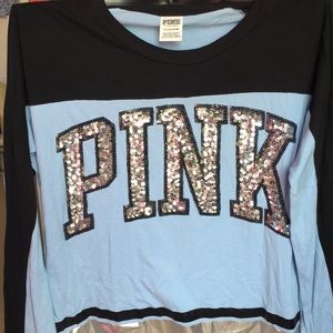 PINK sequined top